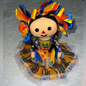 MARÍA LELE DOLL AUTHENTIC MEXICAN DOLL 15” MULTI COLOR